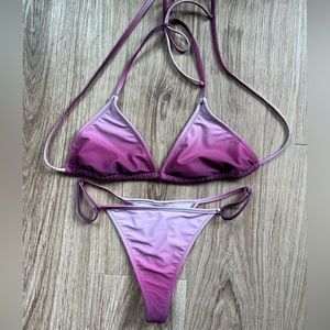 Purple ombré bikini